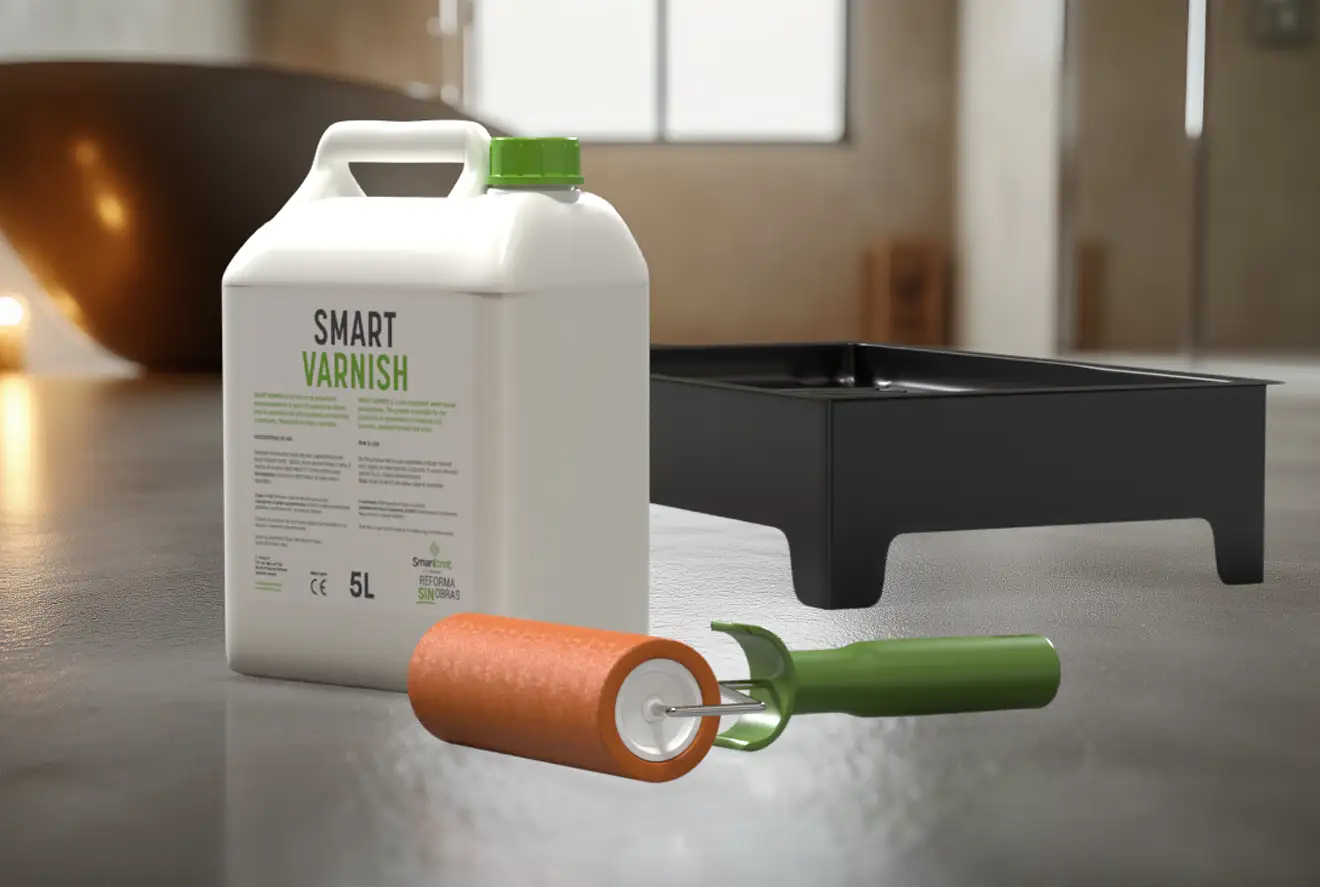 Emballage de Smart Varnish, le vernis pour béton ciré de Smartcret